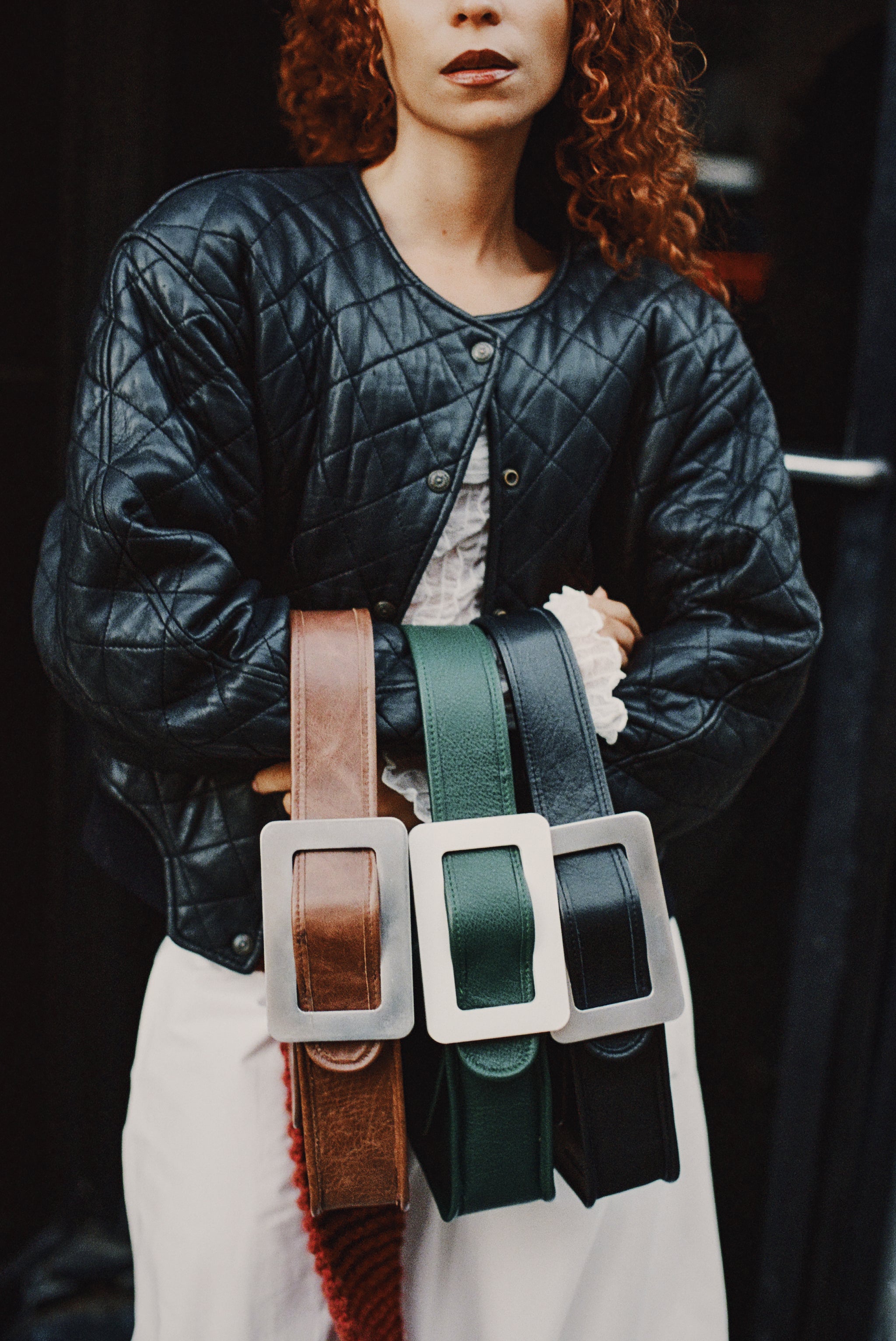 Yshaia Mini Chocolate w/ Limited Edition Silver Buckle